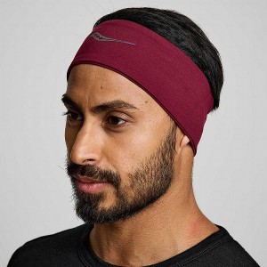 Men's Saucony Solstice Headband Red | MGTNRVX-34