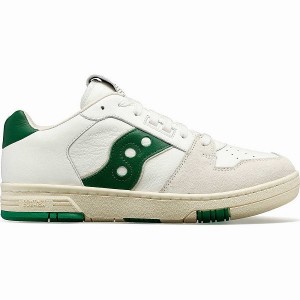 Men's Saucony Spot-Bilt™ Sonic Low Premium Sneakers Beige / Green | RMHIFBP-63