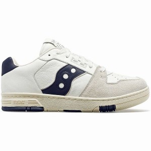 Men's Saucony Spot-Bilt™ Sonic Low Premium Sneakers Beige / Blue | KFSHCIV-90