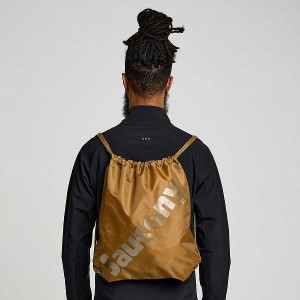 Men's Saucony String Bags Brown | VEMWLFH-72