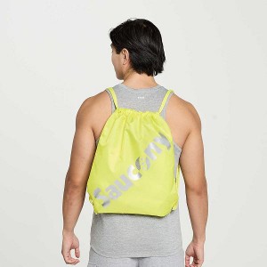 Men's Saucony String Bags Yellow | CIDGZJU-83