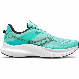 Men's Saucony Tempus Running Shoes Mint | EKFWADQ-80