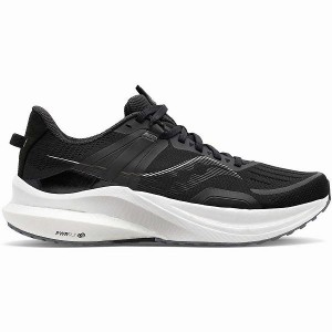 Men's Saucony Tempus Wide Running Shoes Black | UEOFQBH-34