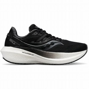 Men's Saucony Triumph 20 Running Shoes Black | UOAWLDB-23