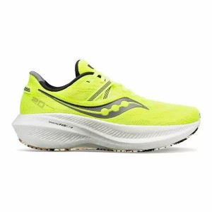 Men's Saucony Triumph 20 Running Shoes Green | HKDQZEB-70