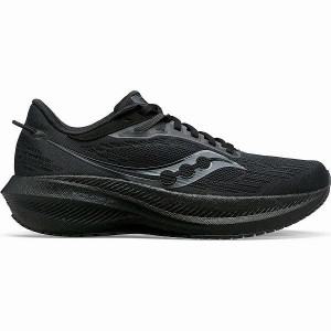 Men's Saucony Triumph 21 Running Shoes Black | SVXEKHF-59