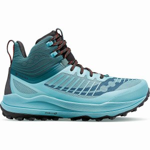 Men's Saucony Ultra Ridge GTX Trail Running Shoes Blue | EZHSFXT-14