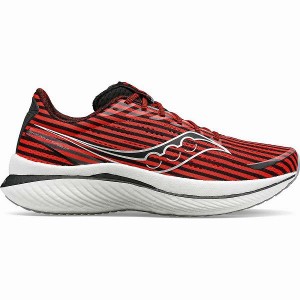 Men's Saucony X Black Men Run Endorphin Speed 3 Running Shoes Black / Red | EKDWHSG-21