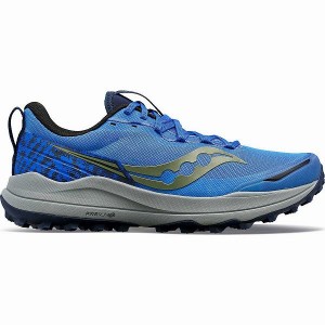 Men's Saucony Xodus Ultra 2 Running Shoes Blue / Navy | GAIQKSY-25