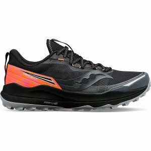 Men's Saucony Xodus Ultra 2 Running Shoes Black | AEHTUVM-17