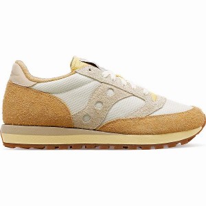 Men's Saucony x Colour Plus Jazz 81 Sneakers White / Beige | RJOSXBU-87