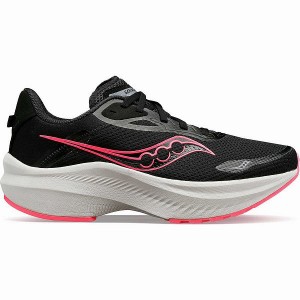 Women's Saucony Axon 3 Running Shoes Black / Pink | RNDXYPK-16