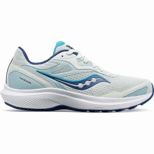 Women's Saucony Cohesion 16 Walking Shoes White / Indigo | SFBCRED-46