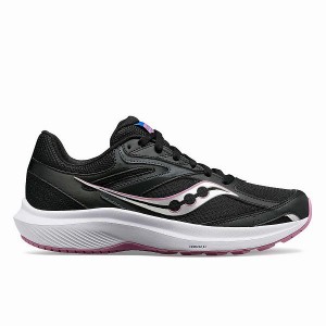 Women's Saucony Cohesion 17 Running Shoes Black / Purple | BDCIVHM-81