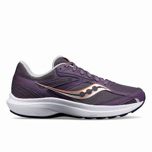 Women's Saucony Cohesion 17 Running Shoes Purple / Red | KIZFCEU-48