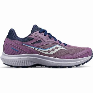 Women's Saucony Cohesion TR16 Trail Running Shoes Purple / Navy | UYGTNAX-61