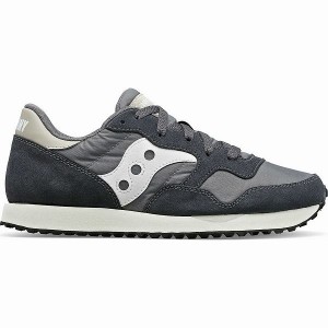 Women's Saucony DXN Trainer Sneakers Dark Grey / Beige | VETKMRI-03