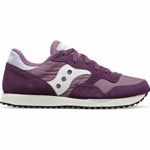 Women's Saucony DXN Trainer Sneakers Purple / Purple | CAVXOEG-95