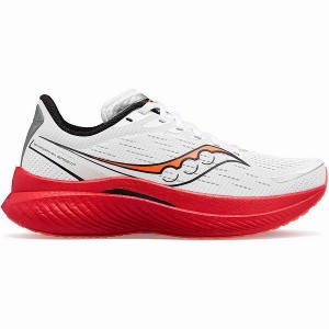 Women's Saucony Endorphin Speed 3 Running Shoes White / Black / Red | OIAKNRF-68