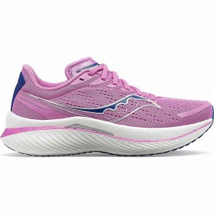 Women's Saucony Endorphin Speed 3 Running Shoes Purple / Indigo | TUQICOE-39