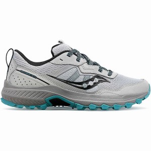 Women's Saucony Excursion TR16 Trail Running Shoes Grey / Blue | UAEPQTF-89