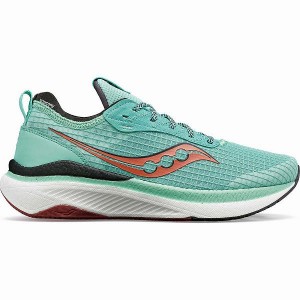 Women's Saucony Freedom Crossport Walking Shoes Turquoise / Orange | OLKGSQB-89