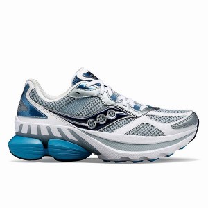 Women's Saucony Grid NXT Sneakers White / Light Blue | POIDUQT-53