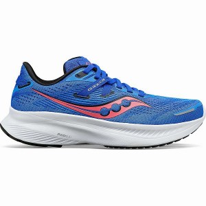 Women's Saucony Guide 16 Running Shoes Blue / Black | NQTYXOJ-53