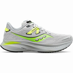 Women's Saucony Guide 16 Running Shoes Grey / Green | MGOUPWE-81