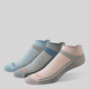 Women's Saucony Inferno Liteweight 3-Pack Socks Pink | FQRSHZT-31