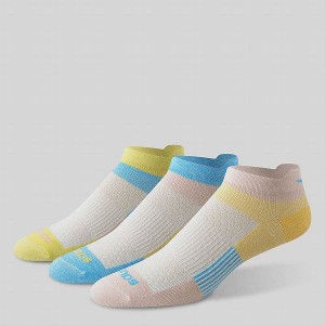 Women's Saucony Inferno Liteweight 3-Pack Socks Light Pink | USEKYQB-62