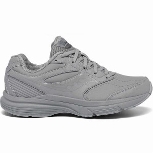 Women's Saucony Integrity Walker 3 Extra Wide Walking Shoes Grey | UXQCJPH-80