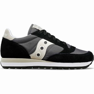 Women's Saucony Jazz Original Sneakers Black / Cream | KZTDILA-83