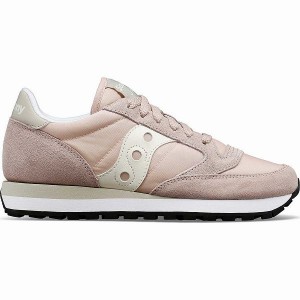 Women's Saucony Jazz Original Sneakers Pink / Cream | YALDWIK-29