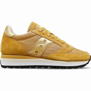 Women's Saucony Jazz Triple Sneakers Beige | ZSTEBPK-36