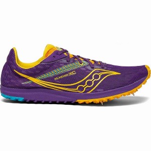 Women's Saucony Kilkenny XC9 Spike Spikes Shoes Navy | ZIMAESQ-73