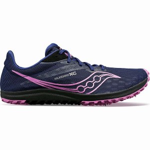 Women's Saucony Kilkenny XC9 Spike Spikes Shoes Indigo | CSZONVM-29