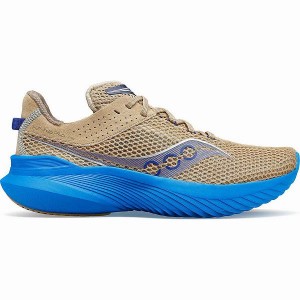 Women's Saucony Kinvara 14 Running Shoes Brown / Blue | KNUJSWR-86