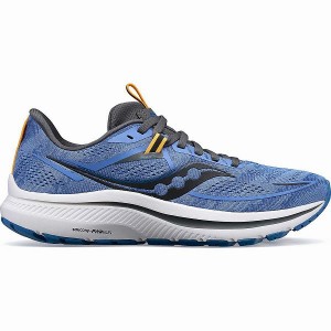 Women's Saucony Omni 21 Running Shoes Blue / Grey | EFLYUQC-48