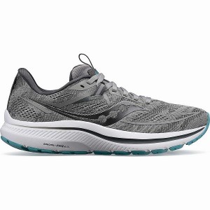 Women's Saucony Omni 21 Running Shoes Grey / Blue | HYMIXSB-30