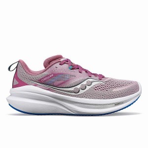 Women's Saucony Omni 22 Running Shoes Purple / Deep Blue | BKIUOFL-15