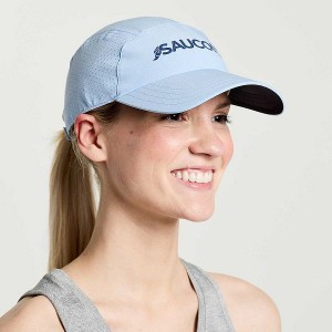 Women's Saucony Outpace Hats Blue | NUZJHEY-58