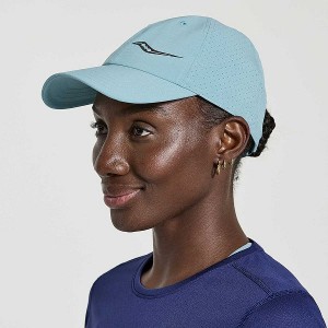 Women's Saucony Outpace Petite Hats Blue | SAFDPYG-59