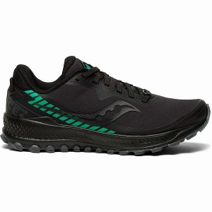 Women's Saucony Peregrine ICE+ Trail Running Shoes Black | TDVWBGR-13