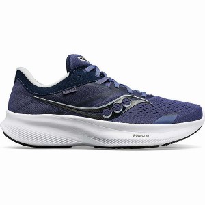 Women's Saucony Ride 16 Running Shoes Navy / Black | HBUIQDK-09