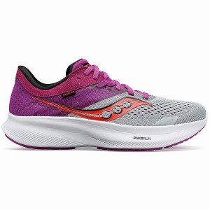 Women's Saucony Ride 16 Running Shoes Purple | BLQUNVT-36