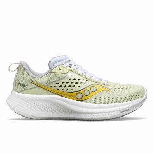 Women's Saucony Ride 17 Running Shoes Fern / Cloud | FDXHUPO-02