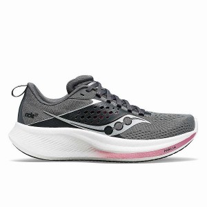 Women's Saucony Ride 17 Running Shoes Purple | DFITKMG-48