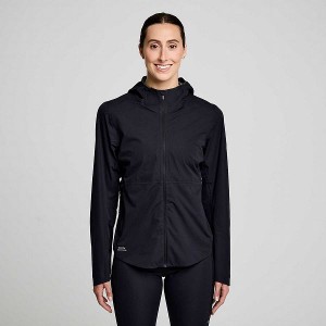 Women's Saucony Runshield Jackets Black | CFELRIN-12