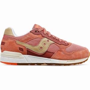 Women's Saucony Shadow 5000 Premium Sneakers Coral / Brown | EYRSHGD-01